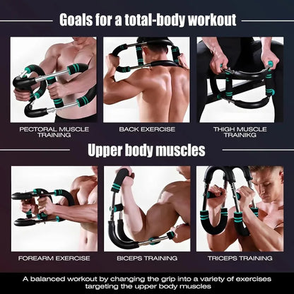 Adjustable U-Shaped Chest Expander Home Strength Trainer