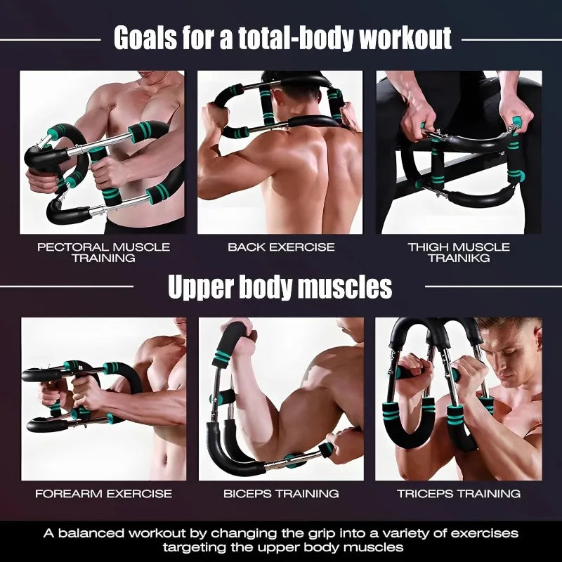 Adjustable U-Shaped Chest Expander Home Strength Trainer