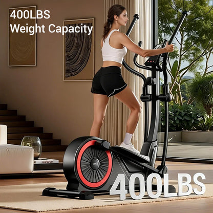Magnetic Elliptical Exercise Machine – 16-Level Silent Trainer