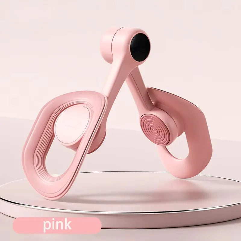 Pink-No counting Color Pelvic Floor & Thigh Trainer – Smart Counter Leg Exerciser