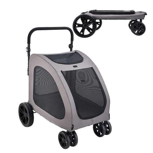 Heavy-Duty Pet Stroller Carrier – Large Dogs & Cats