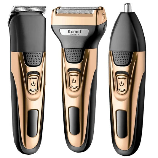 3-in-1 Electric Grooming Kit For Face, Beard And Body