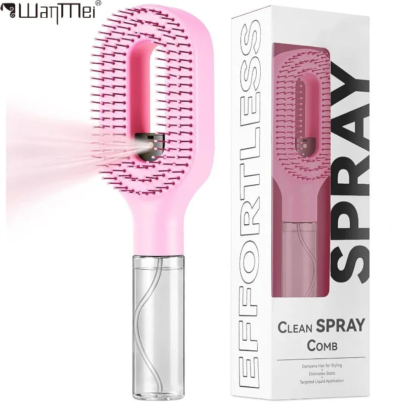 2-in-1 Spray Bottle Hairbrush Comb For Easy Styling