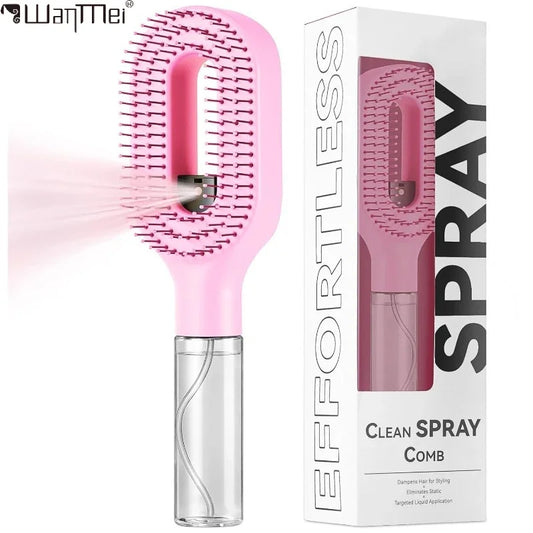 2-in-1 Spray Bottle Hairbrush Comb For Easy Styling