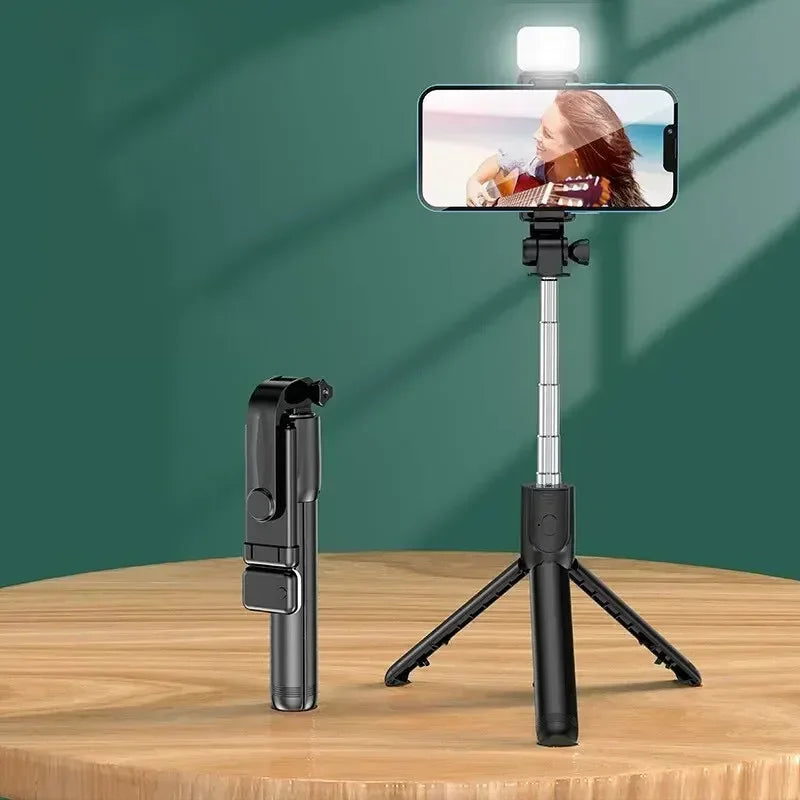 Bluetooth Selfie Stick Tripod with Wireless Remote - EverGrowMarkeplace