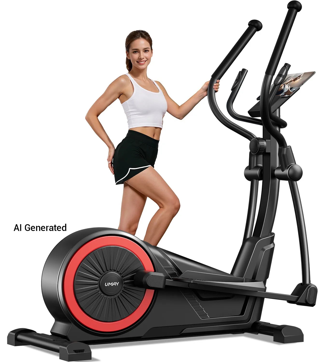 ET70 Color Magnetic Elliptical Exercise Machine – 16-Level Silent Trainer