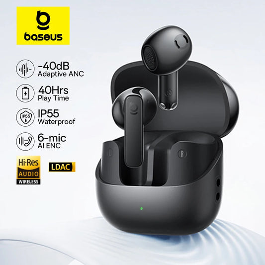 Wireless ANC Earbuds With LDAC Hi-Res Audio and Deep Bass