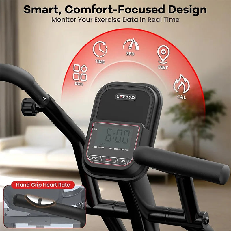 Recumbent Exercise Bike with Arms – 16-Level Magnetic